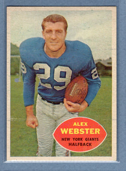 1960 Topps #75 Alex Webster  VG  GO108