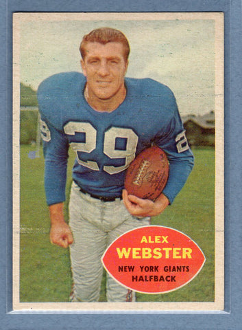 1960 Topps #75 Alex Webster  VG  GO108