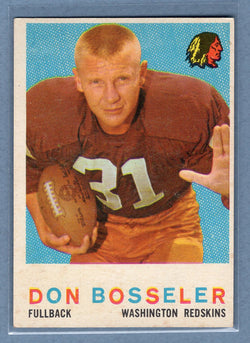 1959 Topps #123 Don Bosseler EX-MT  GO176