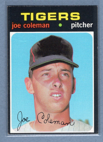 1971 Topps #403 Joe Coleman (a) EX  GO950