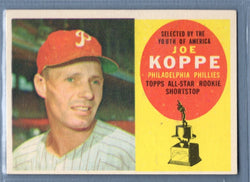 1960 Topps #319 Joe Koppe VG-EX Set Break 1