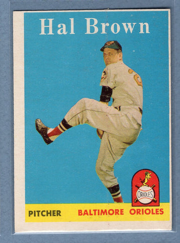 1958 Topps #381 Hal Brown EX  GO129