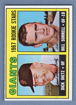 1967 Topps #341 Giants Rookies EX-MT  GO390