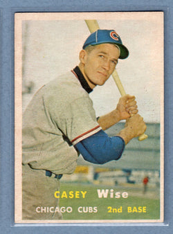 1957 Topps #396 Casey Wise EX    GO38