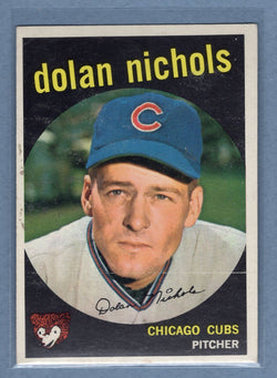 1959 Topps #362 Dolan Nichols (Optioned) (st) EX  GO213