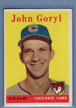 1958 Topps #384 John Goryl VG-EX  GO129