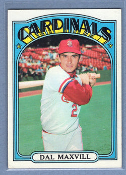 1972 Topps #206 Dal Maxvill  EX  GO315