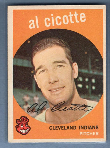 1959 Topps #57 Al Cicotte VG-EX    Set Break A