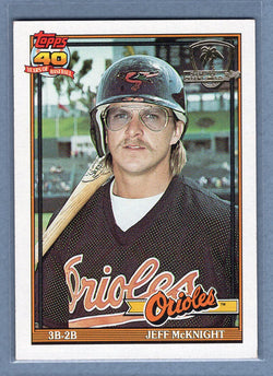 1991 Topps Desert Shield #319 Jeff McKnight  NM  GO625