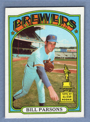 1972 Topps #281 Bill Parsons EX  GO500