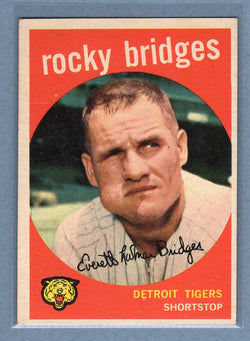 1959 Topps #318 Rocky Bridges EX   GO410