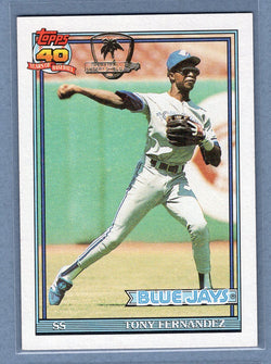 1991 Topps Desert Shield #320 Tony Fernandez  NM  GO625