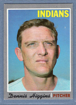 1970 Topps #257 Dennis Higgins  EX-MT  SB2