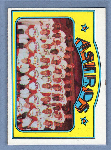 1972 Topps #282 Houston Astros EX  GO500