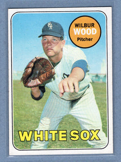 1969 Topps #123 Wilbur Wood (a) EX-MT  GO700