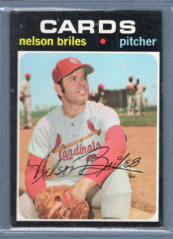 1971 Topps #257 Nelson Briles  EX  SB1