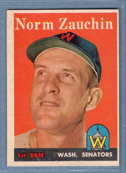 1958 Topps #422 Norm Zauchin EX-MT  GO240