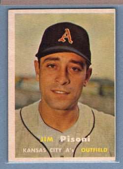 1957 Topps #402 Jim Pisoni EX    GO38