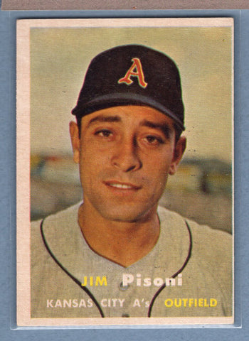 1957 Topps #402 Jim Pisoni EX    GO38