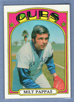 1972 Topps #208 Milt Pappas  EX  GO315