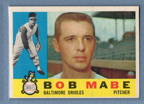 1960 Topps #288 Bob Mabe EX-MT  GO244