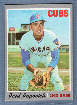 1970 Topps #258 Paul Popovich (st) VG-EX  SB2