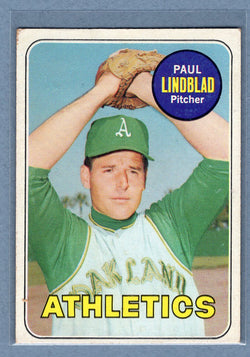 1969 Topps #449 Paul Lindblad (c) VG-EX  GO577