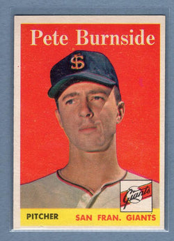 1958 Topps #211 Pete Burnside EX-MT  GO172