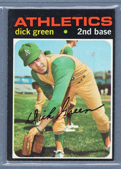 1971 Topps #258 Dick Green  EX  SB1