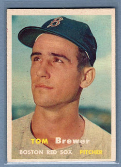 1957 Topps #112 Tom Brewer(2) VG-EX  GO295