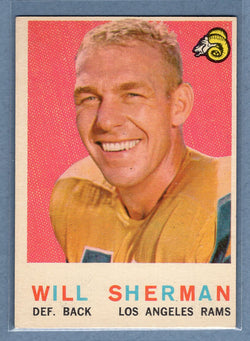 1959 Topps #127 Willard Sherman EX-MT  GO176