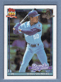 1991 Topps Desert Shield #322 Terry Shumpert  NM  GO625