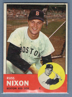 1963 Topps #168 Russ Nixon VG-EX Set Break