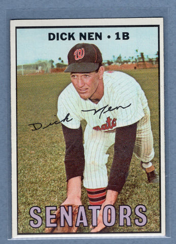 1967 Topps #403 Dick Nen (st) VG   GO340