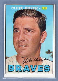 1967 Topps #328 Clete Boyer EX  GO360
