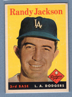 1958 Topps #301 Randy Jackson  VG-EX  GO387