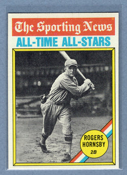 1976 Topps #342 Rogers Hornsby (HOF)  (d) EX-MT  GO450