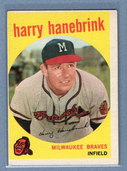 1959 Topps #322 H. Hanebrink (Traded) EX   GO410