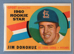 1960 Topps #124 Jim Donohue EX-MT  GO522