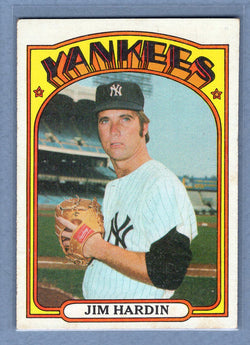 1972 Topps #287 Jim Hardin EX  GO500