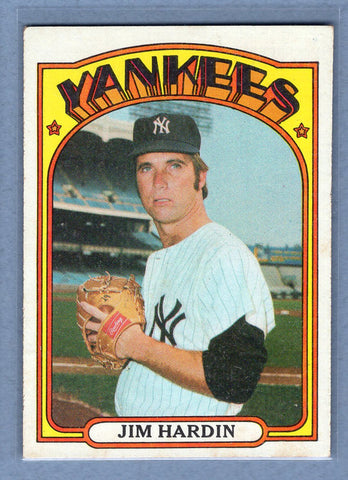 1972 Topps #287 Jim Hardin EX  GO500