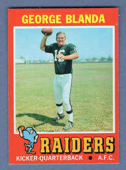 1971 Topps #39 George Blanda (HOF) EX-MT  GO153