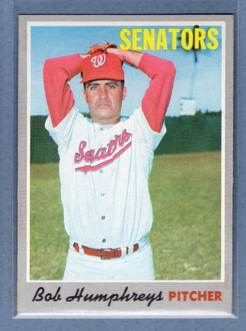1970 Topps #538 Bob Humphreys  EX-MT  GO260