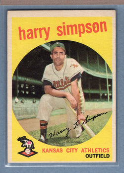 1959 Topps #333 Harry Simpson VG   GO410