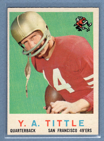 1959 Topps #130 Y.A. Tittle (HOF) EX-MT  GO176