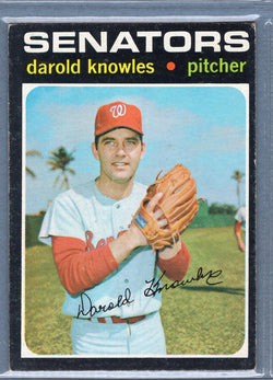 1971 Topps #261 Darold Knowles  EX  SB1