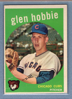 1959 Topps #334 Glen Hobbie (a) G-VG   GO410