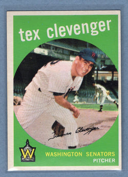 1959 Topps #298 Tex Clevenger (1) EX-MT  GO73