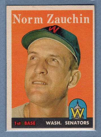 1958 Topps #422 Norm Zauchin EX  GO129