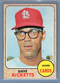 1968 Topps #46 Dave Ricketts (a)  EX  GO550